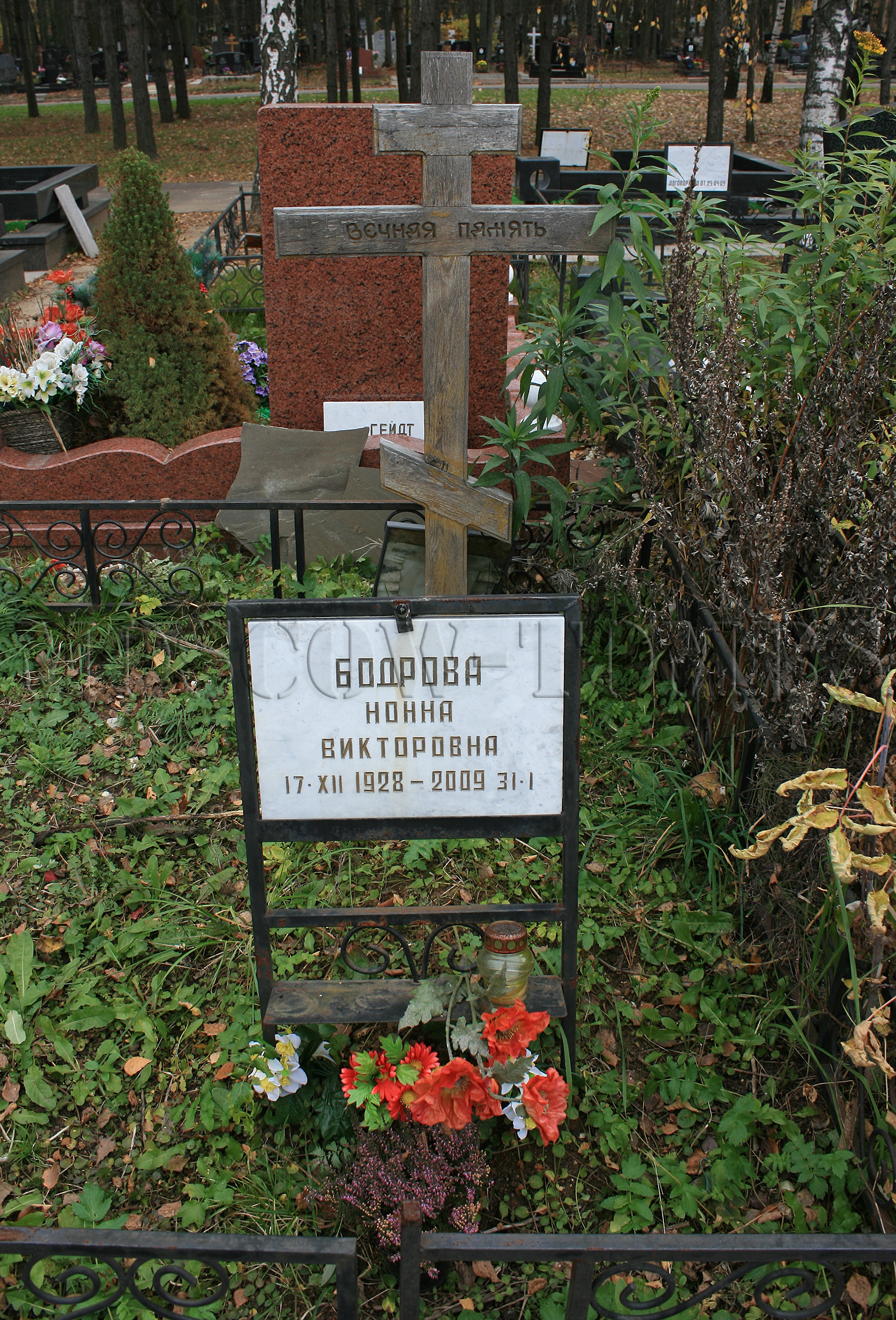 Бодров похоронен. Могила Сергея Бодрова.