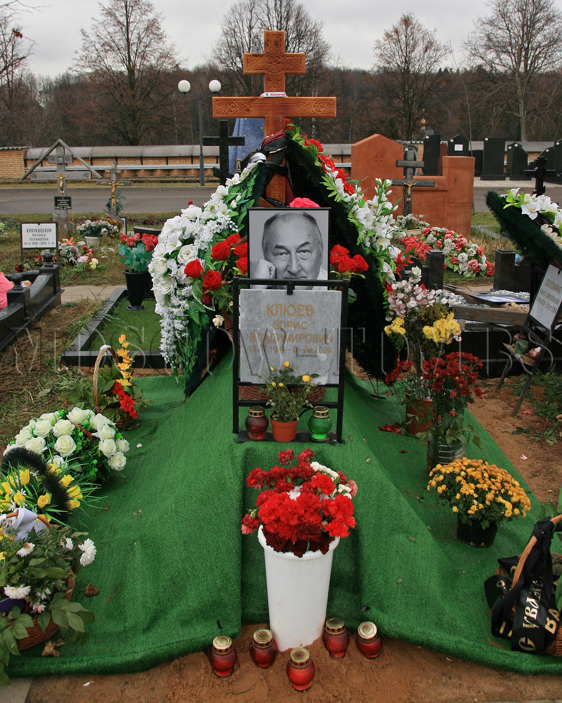 Похороны бориса клюева. Могила Клюева на Троекуровском кладбище.
